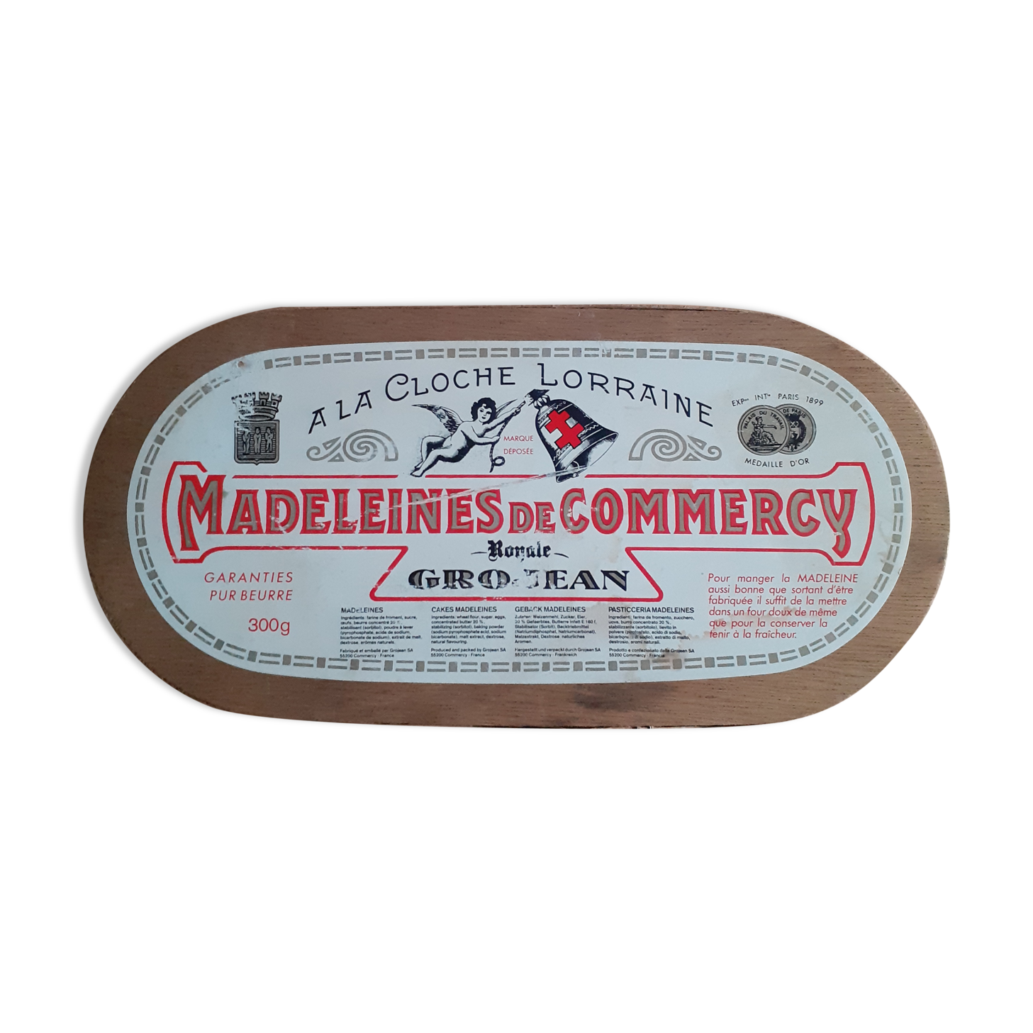 Box of commercy madeleines