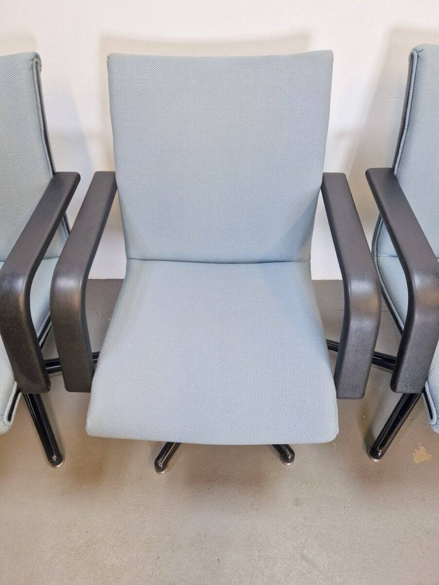 Vintage Michigan Office Chairs by Geoffrey Harcourt for Artifort, 1980s, Set of 6
