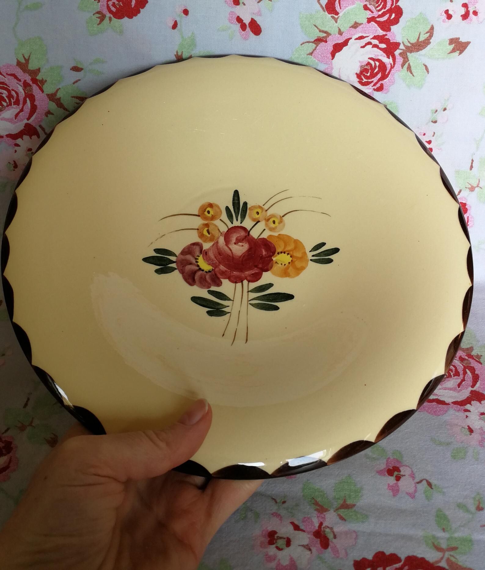 Cake serving dish, Longchamp, Agen model