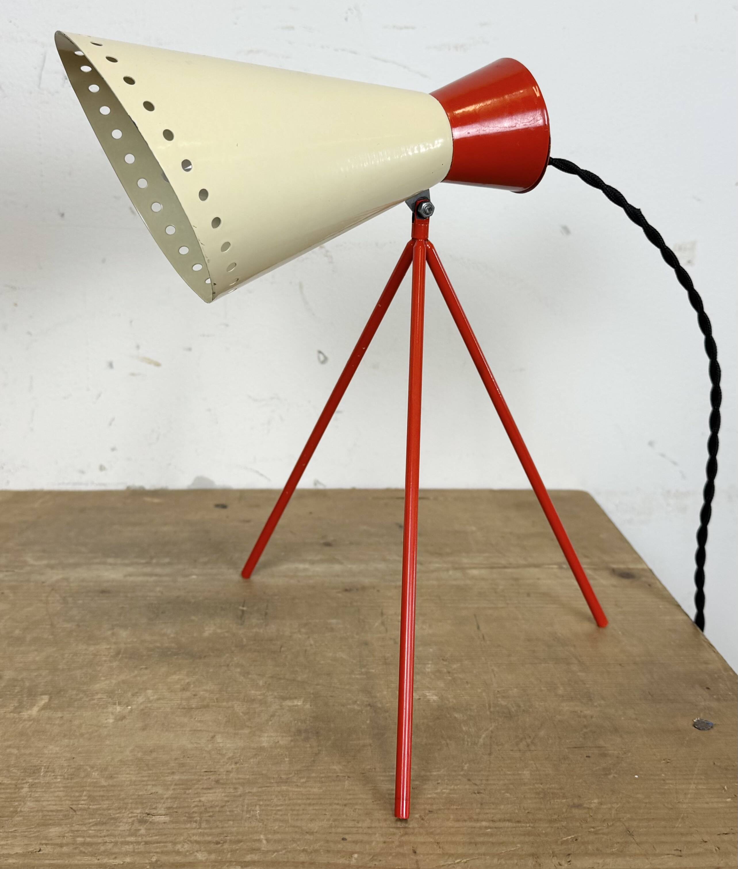 Vintage Midcentury Table Lamp by Josef Hůrka for Napako, 1950s