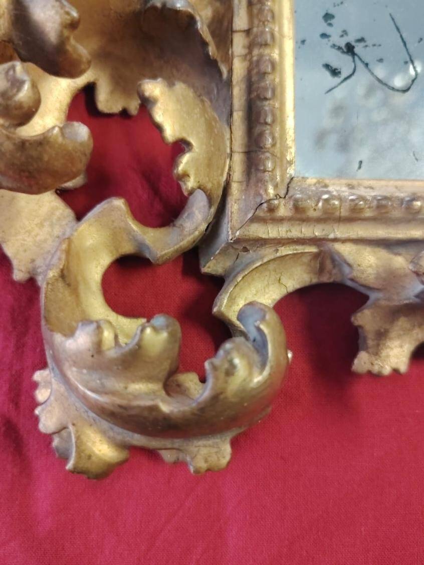 Carved antique mirror from Florence, 19th century
