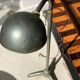Industrial metal foot lamp
