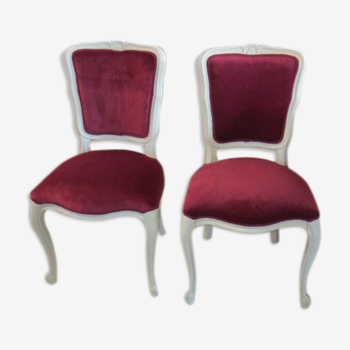 Pair of Louis XV style chairs