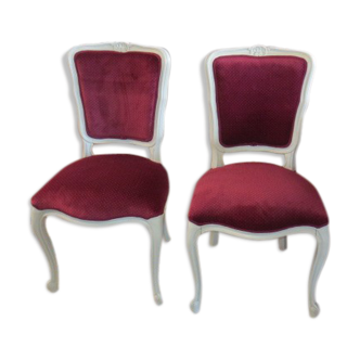 Pair of Louis XV style chairs