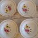 12 assiettes creuses – Porcelaine de Gien – Modèle Fanfare – Années 19