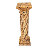 Iron column imitation marble