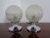 Glass Bubble Table Lamps, 1970s, Set of 2