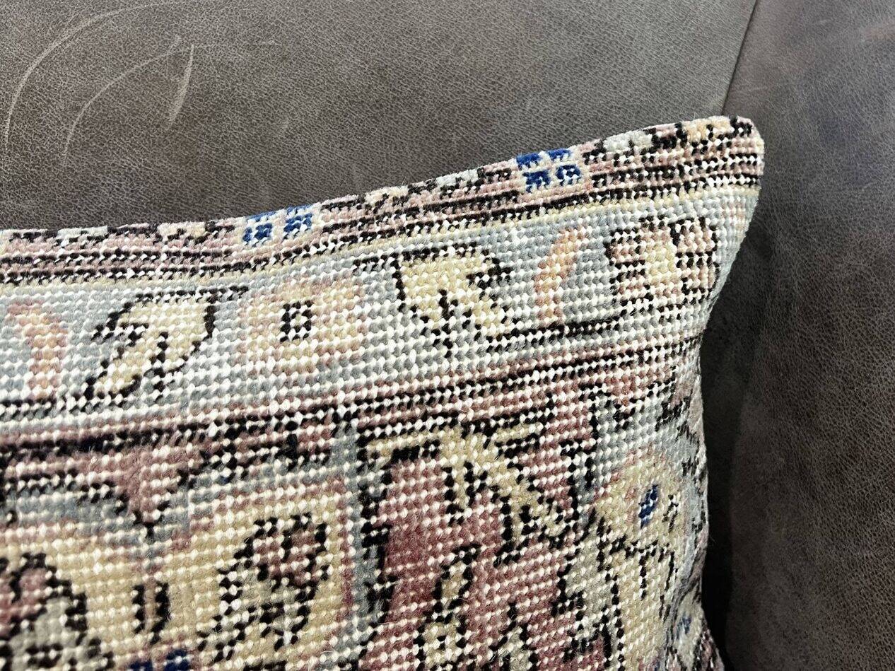 Housse de coussin en laine turque