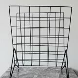 Vintage metal magazine rack