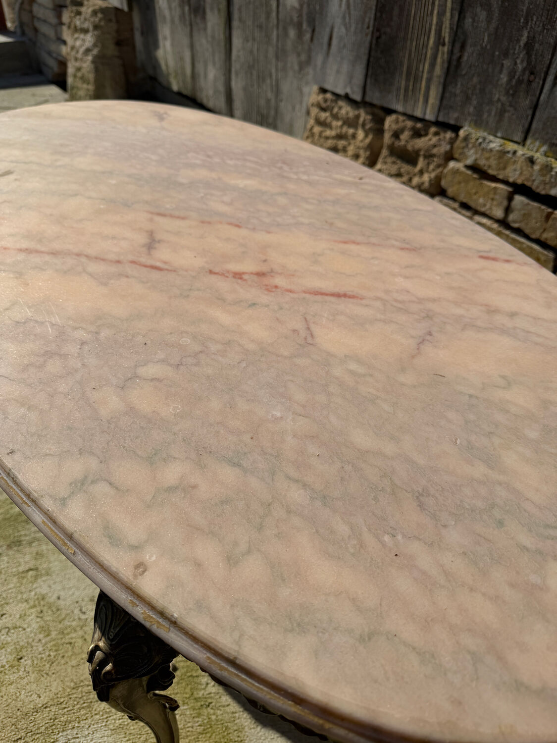 Louis XV marble coffee table