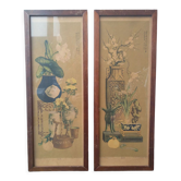 Ensemble de tirages d'art chinois vintage