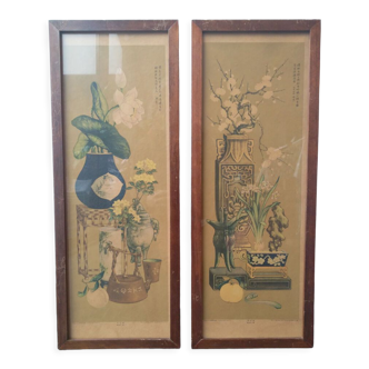 Ensemble de tirages d’art chinois vintage