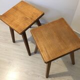 Paire de tabourets
