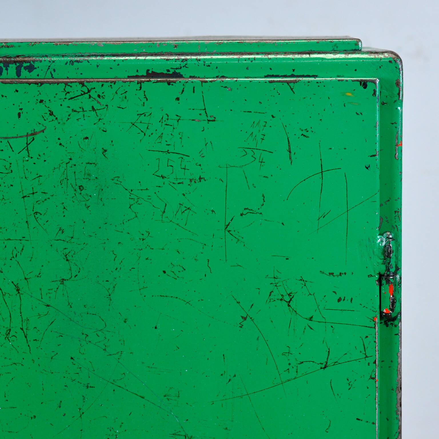 Industrial wrought iron cabinet, 1960s
