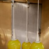 Hanging lamp cascade 3 vintage globes