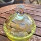 Carafe et sucrier en ouraline Legras, Baccarat
