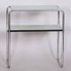 Table d'appoint Art Déco en acier chromé par Marcel Breuer pour Thonet, années 1930.