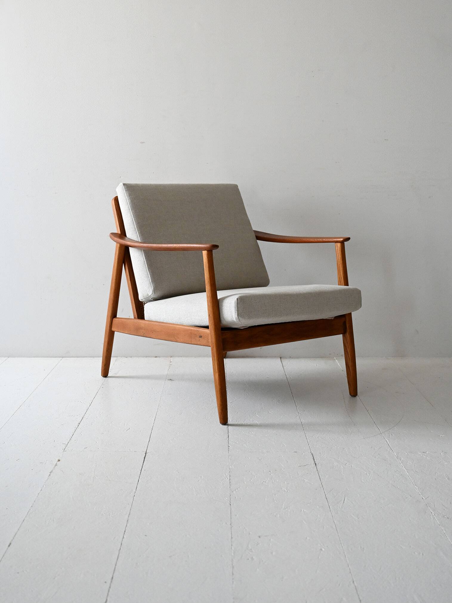 Swedish Vintage Teak armchair by Folke Ohlsson for DUX