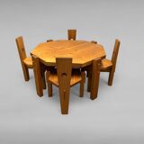 Softwood table by Erwin Egel for Dieter Güllert