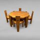 Table en bois de conifère d'Erwin Egel pour Dieter Güllert