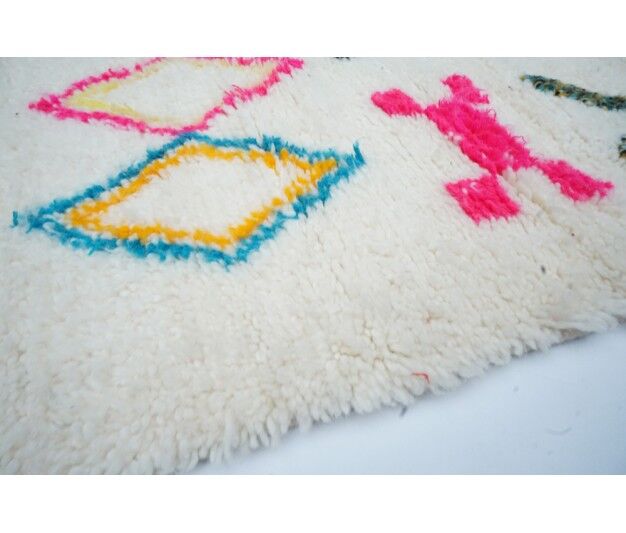 Colorful Berber carpet 203x154cm