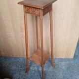 Sellette porte plante en bois art deco 1940