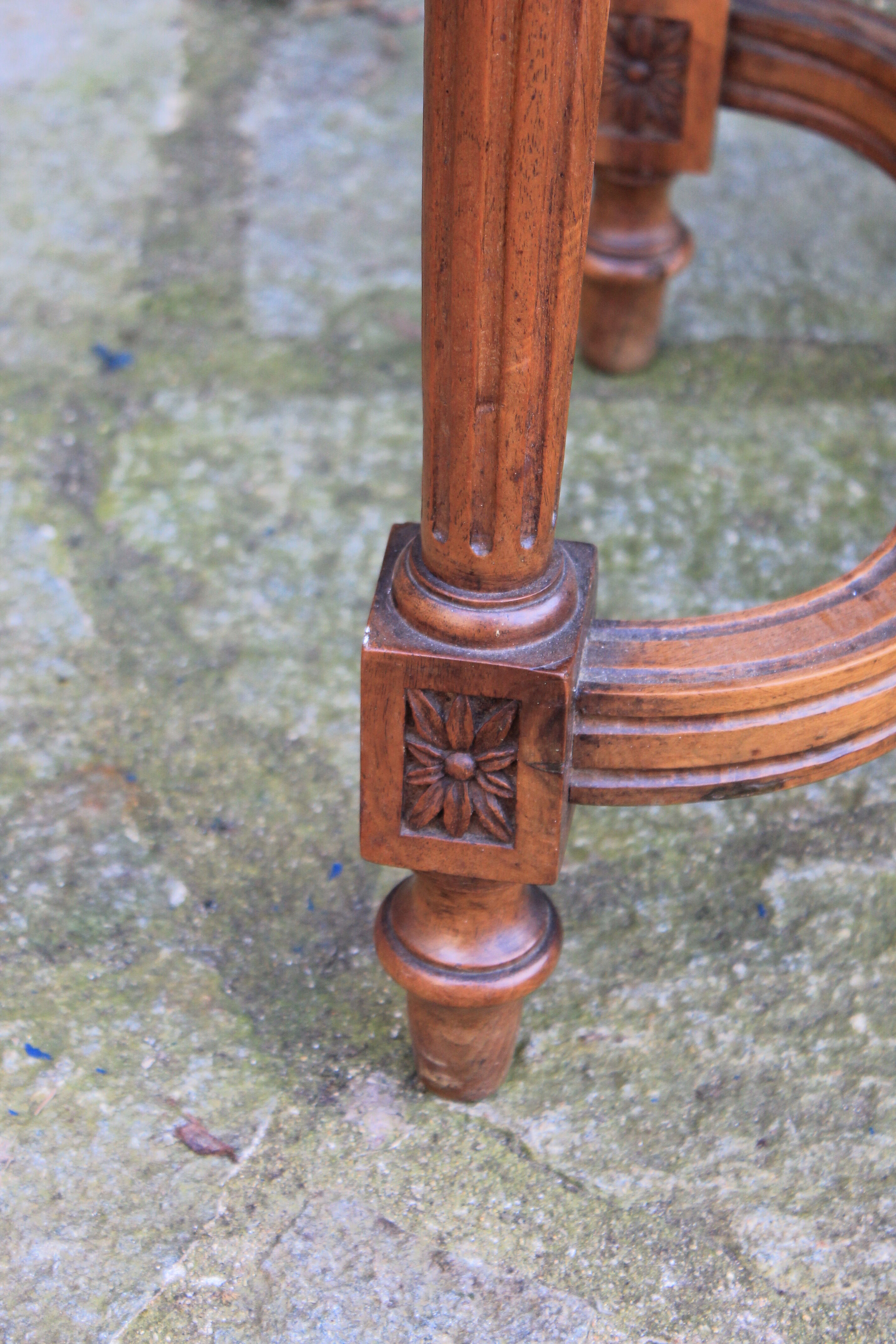 Walnut writing table