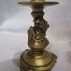 pair of Asian candlesticks from the 19th century in bronze
