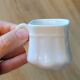 10 old porcelain cream jars