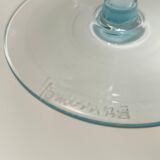 Coffret à cocktail en verre de Murano bleu clair composé de 6 verres et d'un pichet par La Murrina