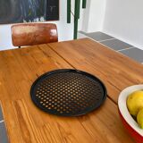 Vintage perforated metal tray