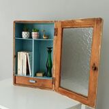 Glass medicine cabinet 50s