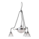 10" Chrome Holophane 'Stiletto' Chandelier