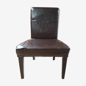 Chaise en cuir