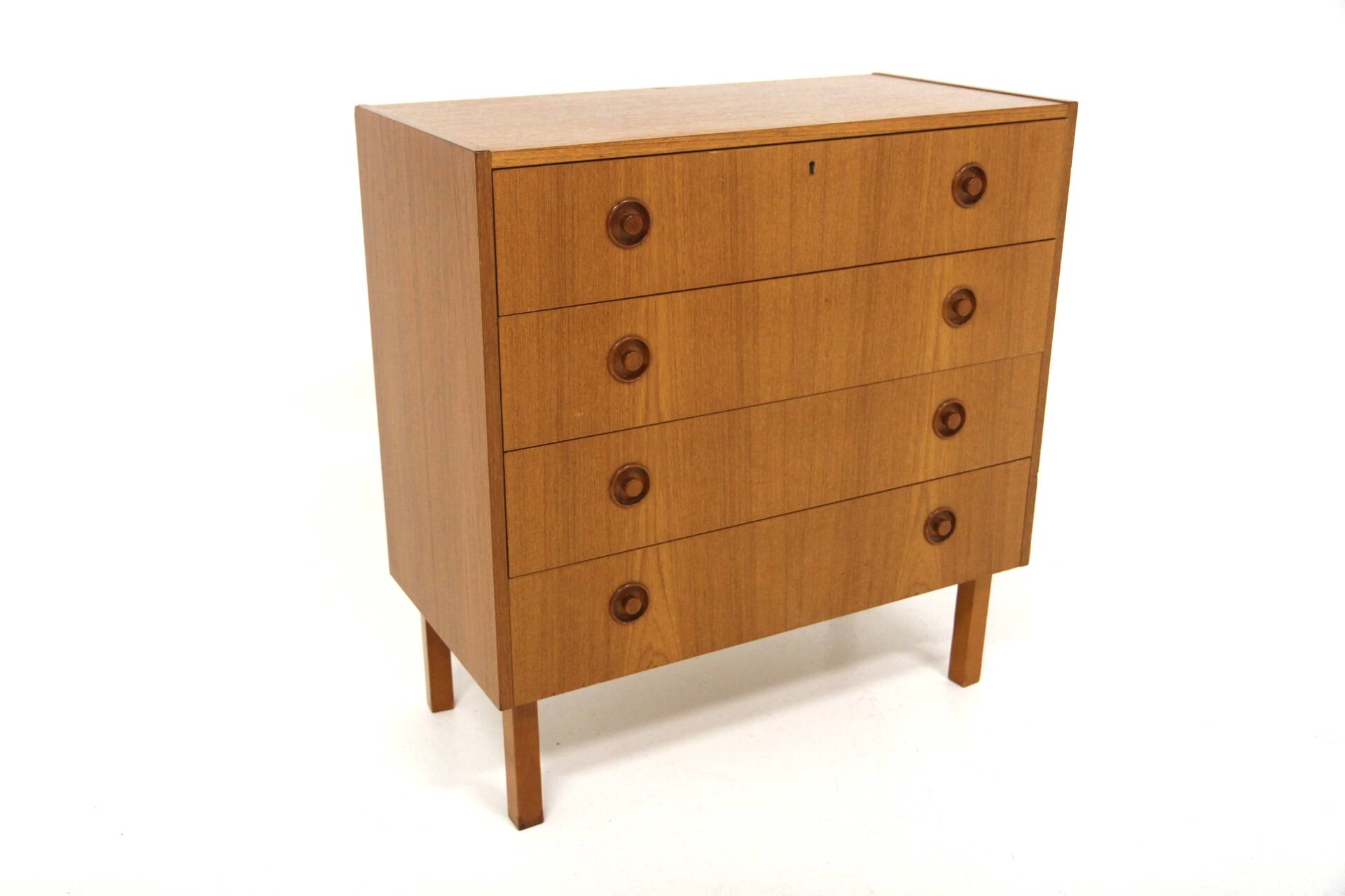 Scandinavian teak commode, Sweden, 1960