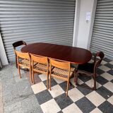 Vintage Scandinavian extendable table