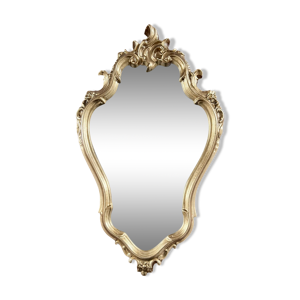 Miroir rocaille en bois