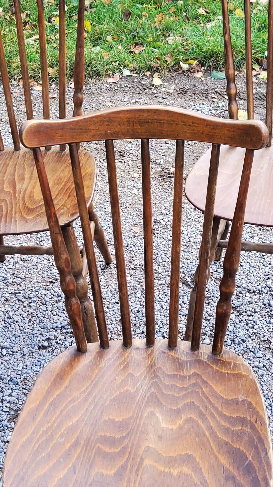 Set de 6 chaises de bistrot Baumann vintage des années 60