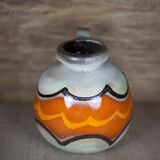 Vase céramique boule West Germany 484-21, vase avec anse, collection, décoration intérieur