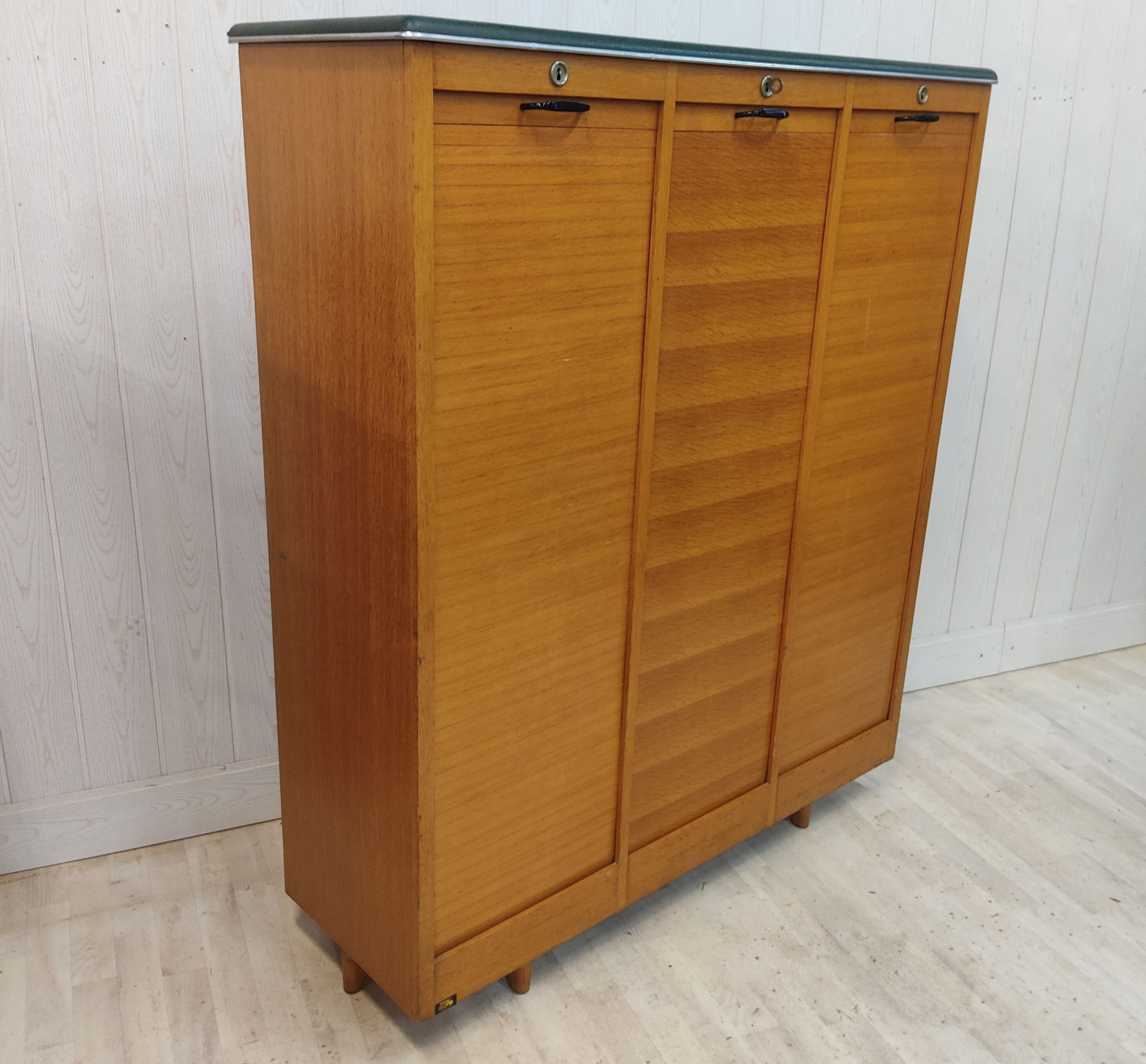 Burwood Triple Curtain Notary Filing Cabinet