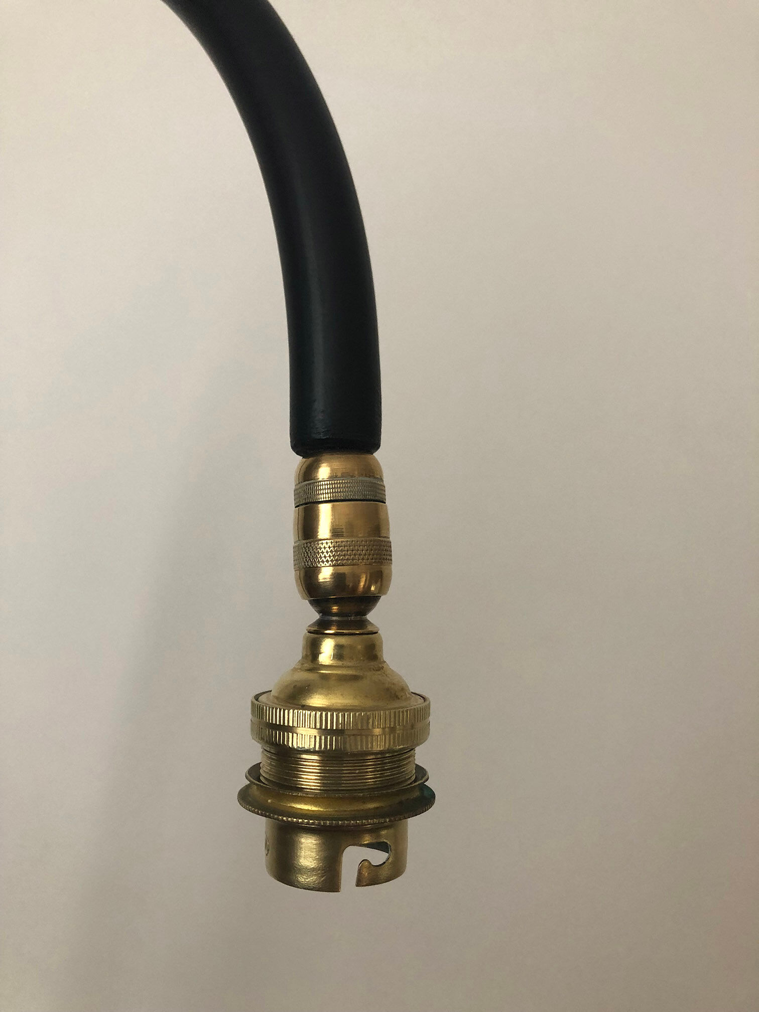 Floor lamp 1950-60 with review door and diabolo