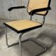 Black Cesca B64 chair by Marcel Breuer from the 1970s