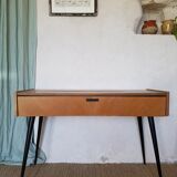Console ou bureau vintage pieds compas