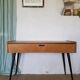 Console ou bureau vintage pieds compas
