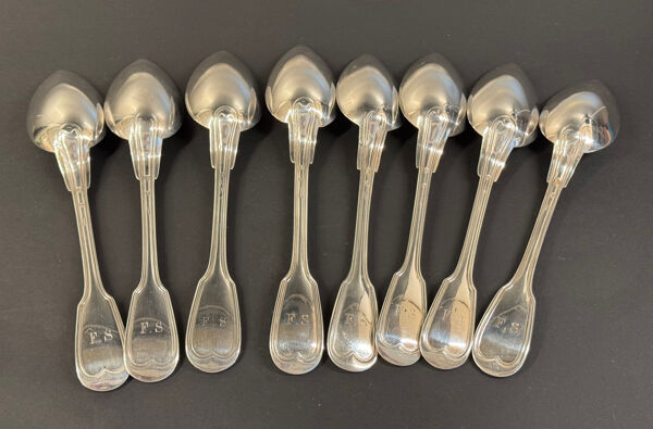 16 couverts en métal argenté Christofle et Jean Cassés & cie