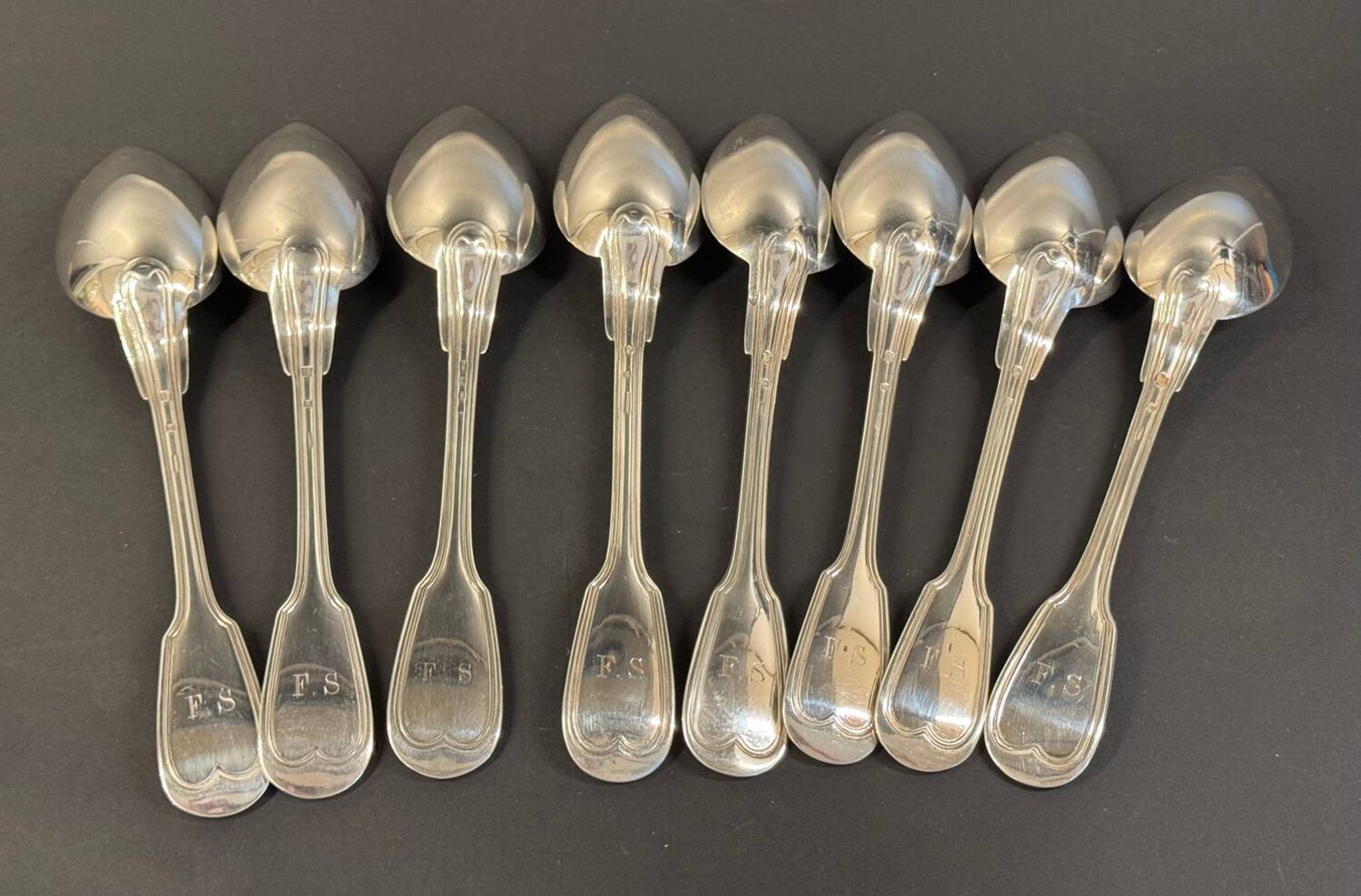Set of 16 silver-plated cutlery pieces by Christofle and J Cassés&cie
