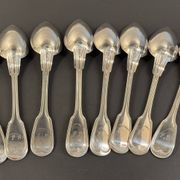 Set of 16 silver-plated cutlery pieces by Christofle and J Cassés&cie