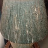 Wicker lamp and rope