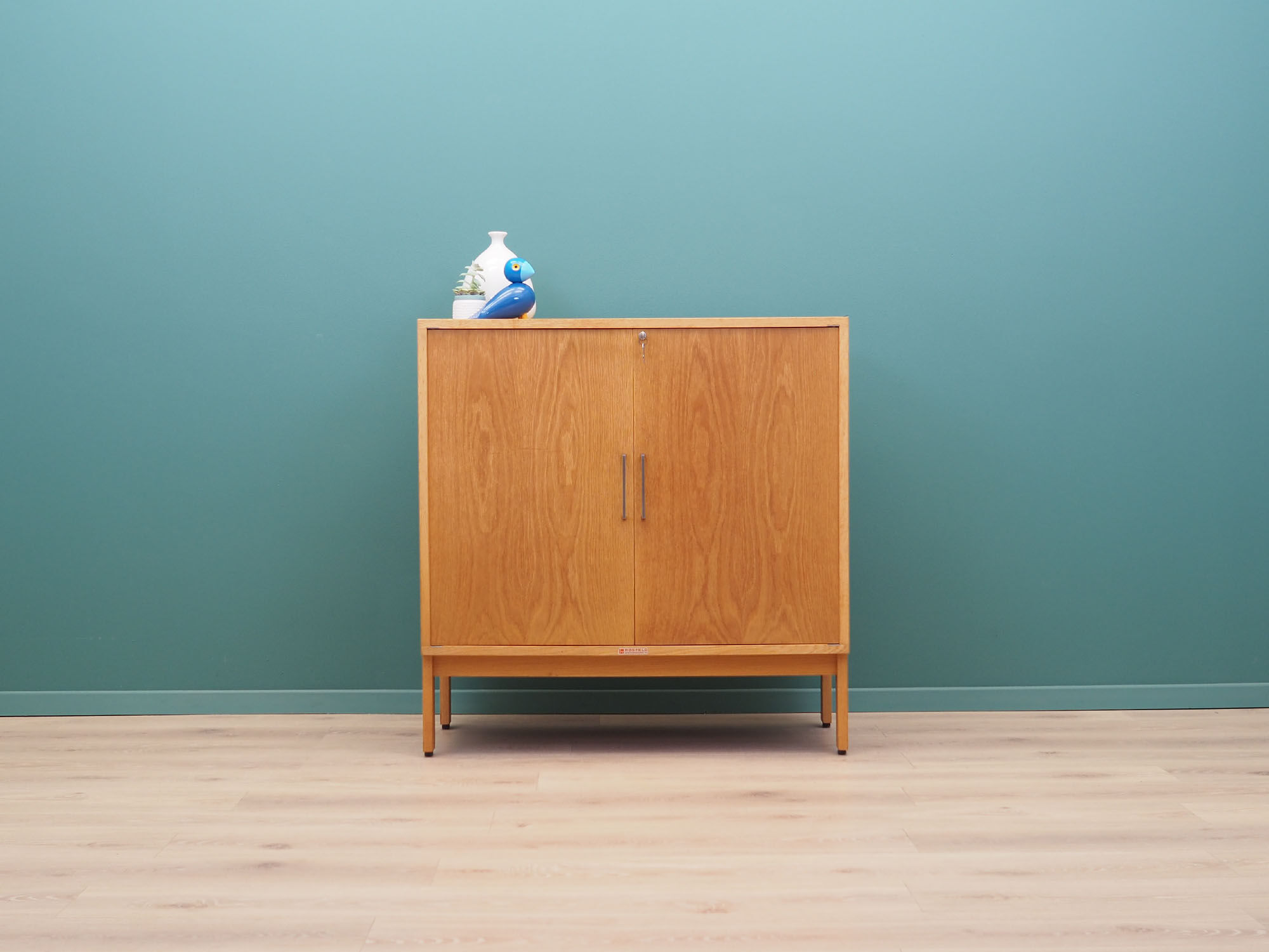 Oak cabinet, 1970s, Danish design, manufactured by BS Møbelfabrik