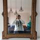 Mirror XIXth in wood 113 x 78 cm